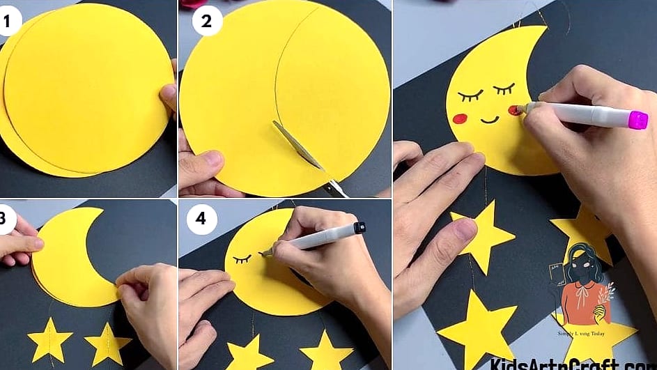Star and Moon Garland