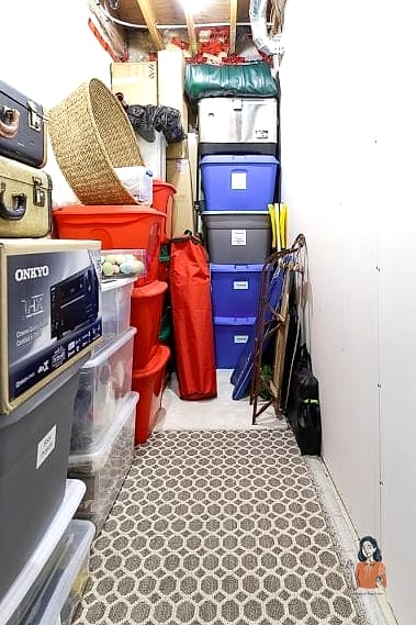 25 Brilliant Basement Organization Tips to Reclaim Your Space 22 Store Suitcases and Travel Gear Together