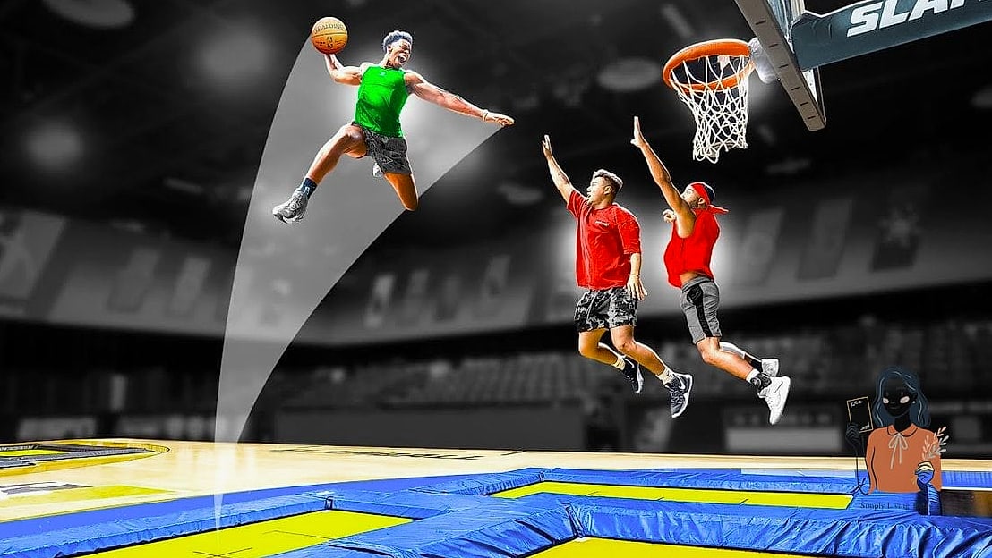 30 Amazing Trampoline Games That Are Absolutely Guaranteed to Be a Hit 9 Trampoline Basketball