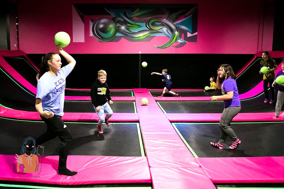 30 Amazing Trampoline Games That Are Absolutely Guaranteed to Be a Hit 6 Trampoline Dodgeball