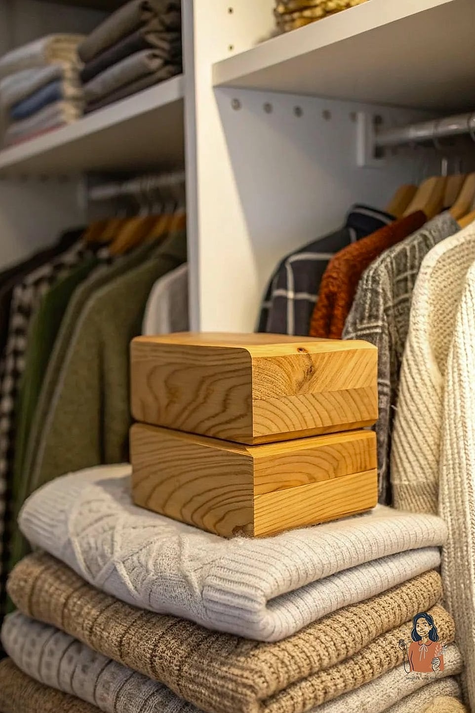 20 Simple Sweater Storage Ideas That Are So Satisfying 9 Try Cedar Blocks Instead of Mothballs