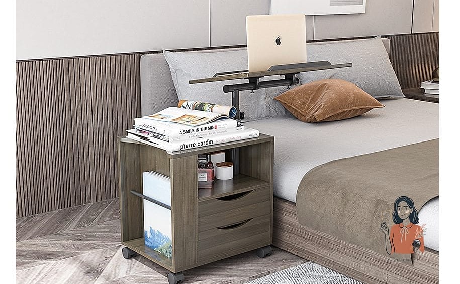 Try a Nightstand With Adjustable Shelves