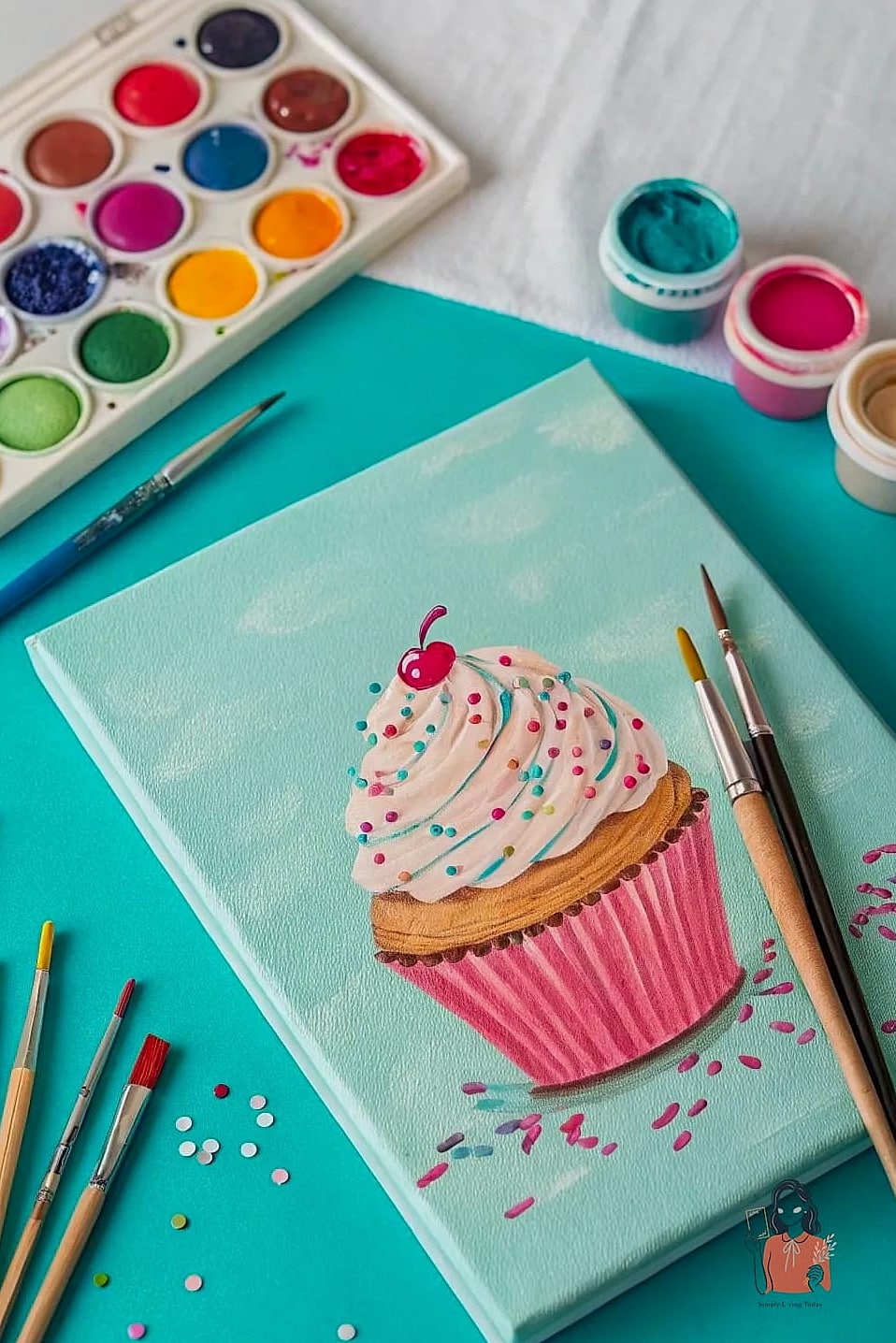 30 Simple Diy Cupcake Stand That Are Going Viral on Pinterest 31 Two-Tone Painted Tier Stand