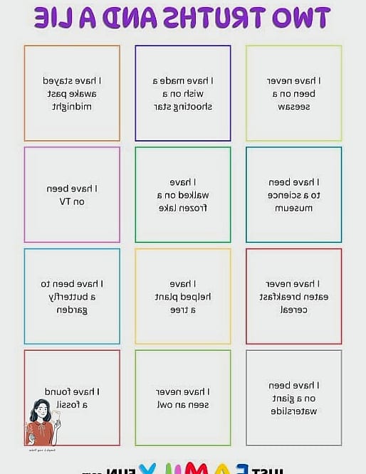 24 Fun Question Game That Will Keep Everyone Entertained 2 Two Truths and a Lie