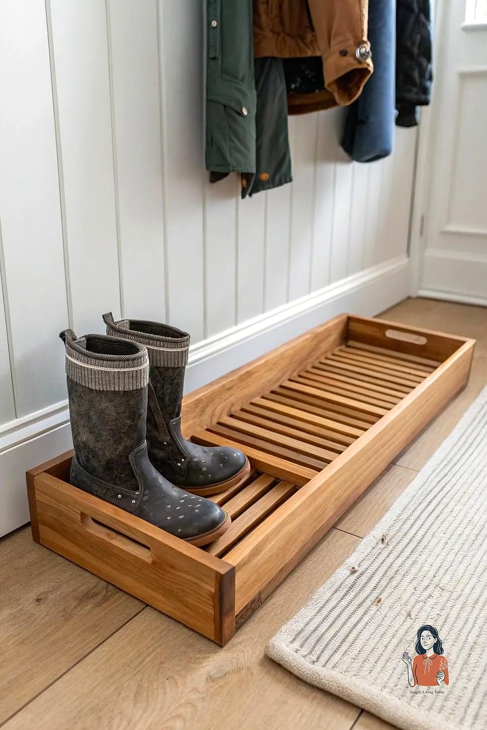 Use a Boot Tray Near the Entrance