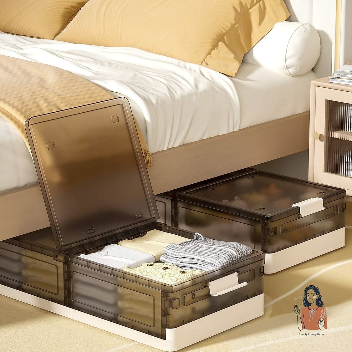 22 Genius Bedroom Organization Tips That Will Change Your Life 20 Use Clear Containers for Anything You Need to See Quickly