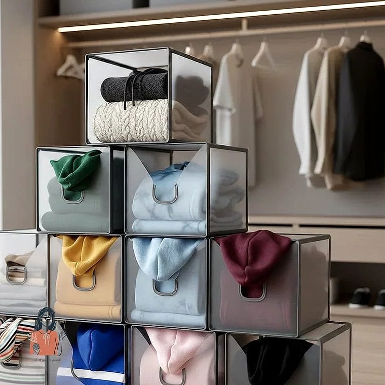 27 Clever Hoodie Storage Ideas to Try This Weekend 14 Use Cube Storage Units