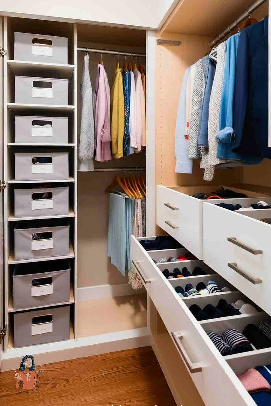 Use Drawer Dividers for Undergarments and Basics