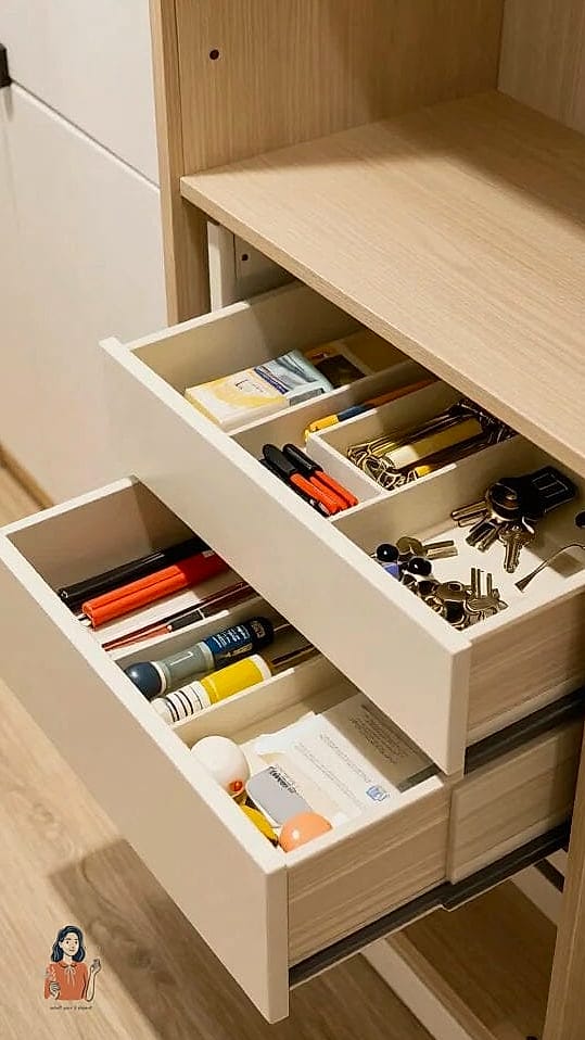Use Drawer Dividers Inside a Closet Dresser