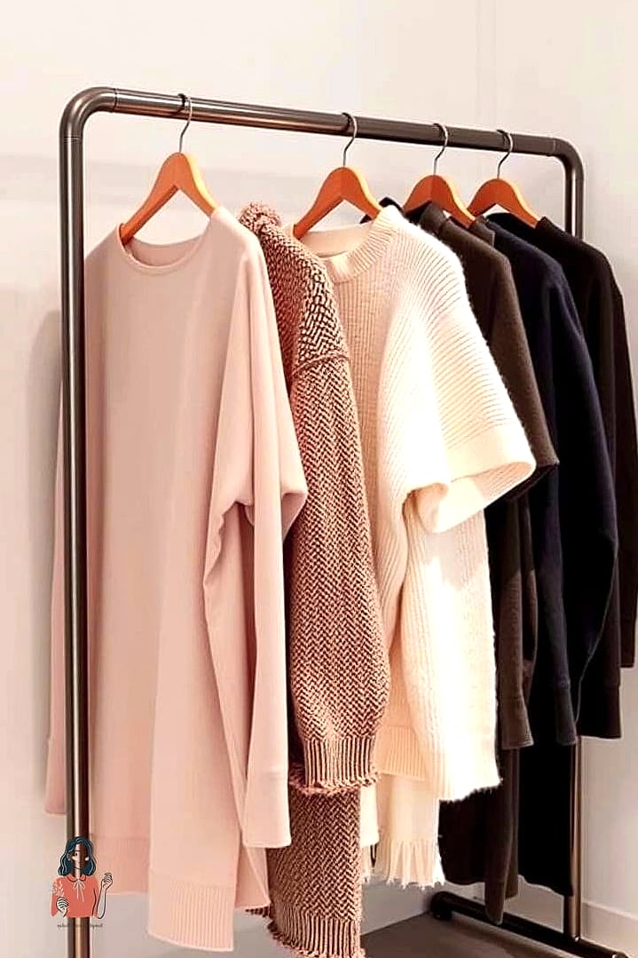 20 Simple Sweater Storage Ideas That Are So Satisfying 16 Use a Garment Rack for Frequently Worn Sweaters