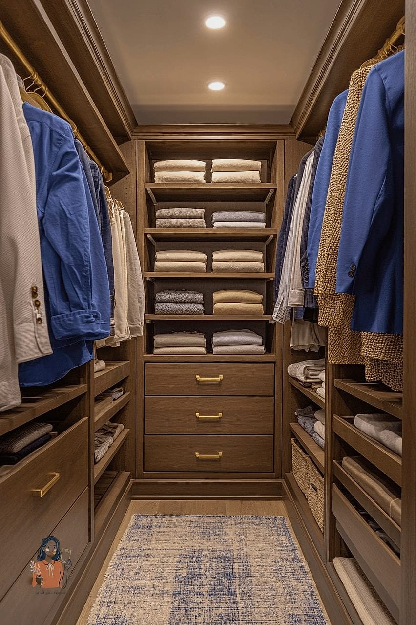 Use Matching Wooden Hangers for Coats and Structured Pieces