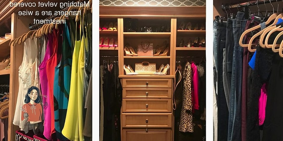 Use Matching Hangers Throughout