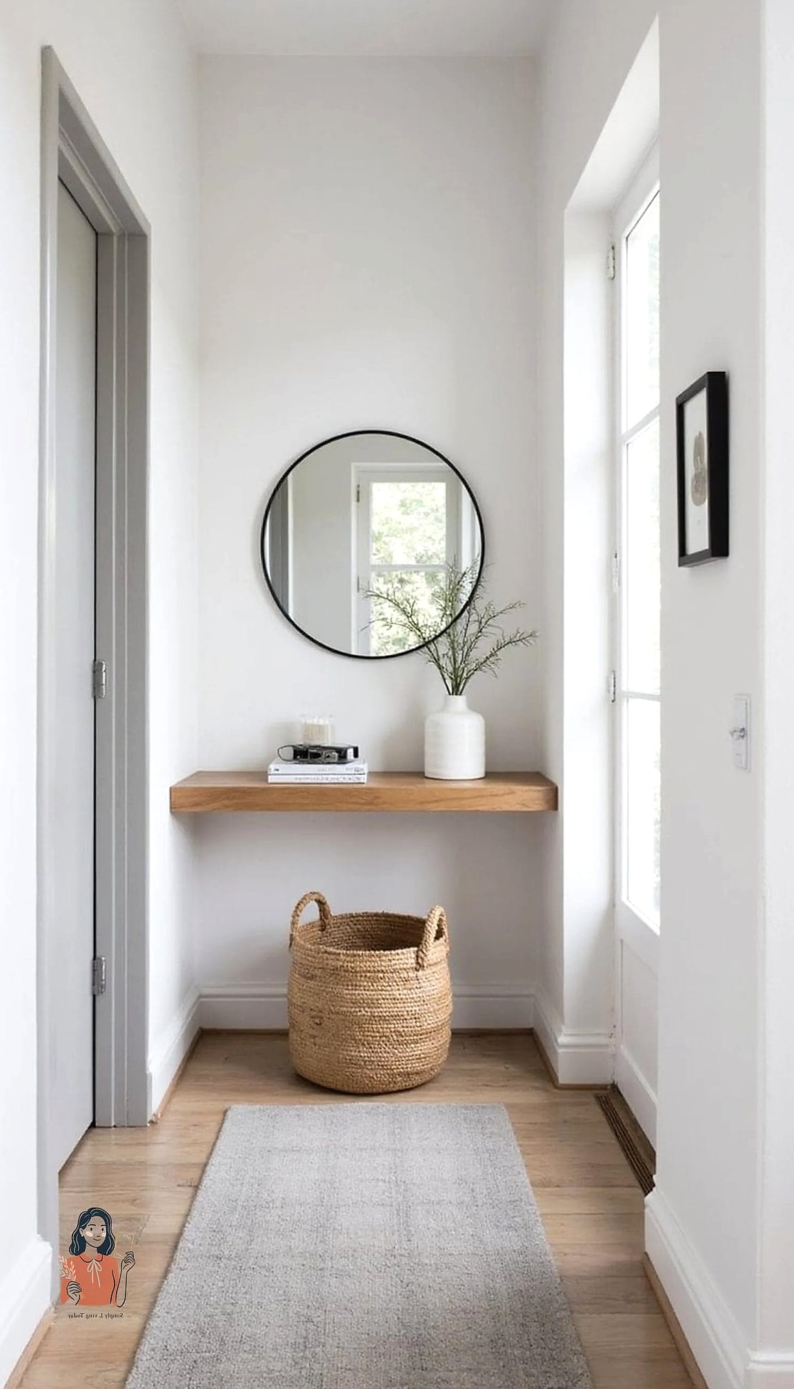 Use a Narrow Console Table in Entryways
