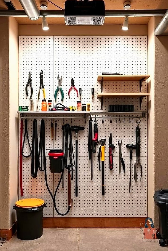 25 Brilliant Basement Organization Tips to Reclaim Your Space 10 Use Pegboards for Tools and Equipment