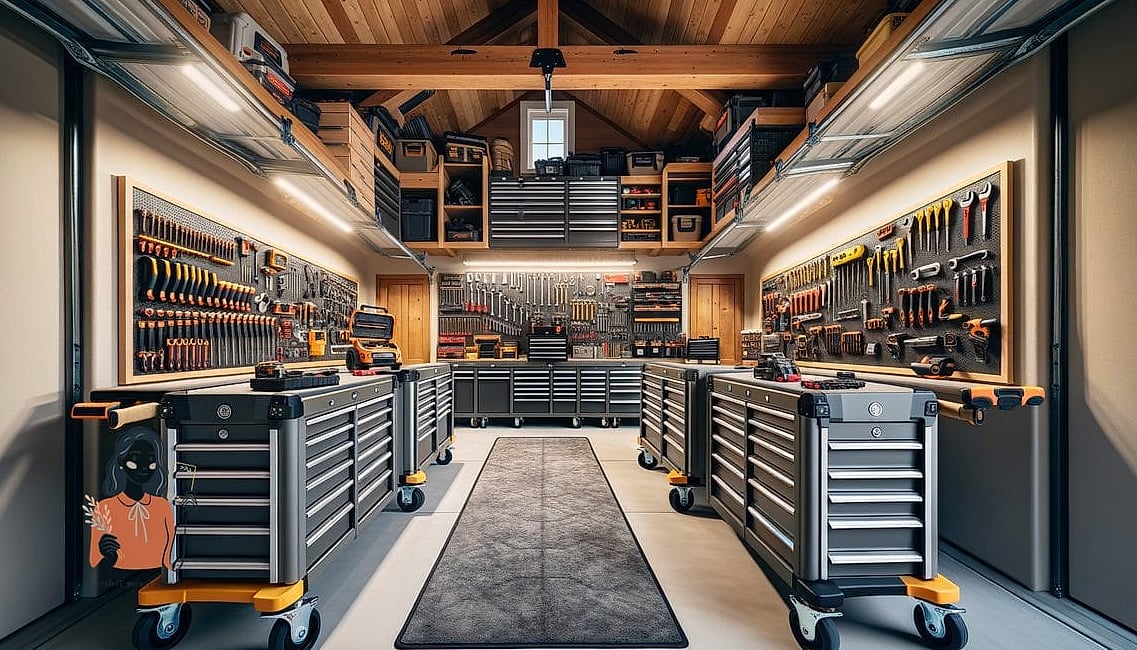 Use a Rolling Tool Cart