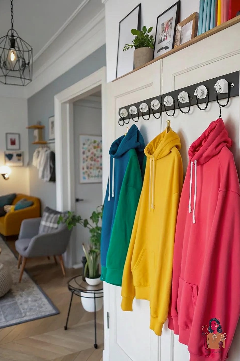27 Clever Hoodie Storage Ideas to Try This Weekend 7 Use Slim Velvet Hangers