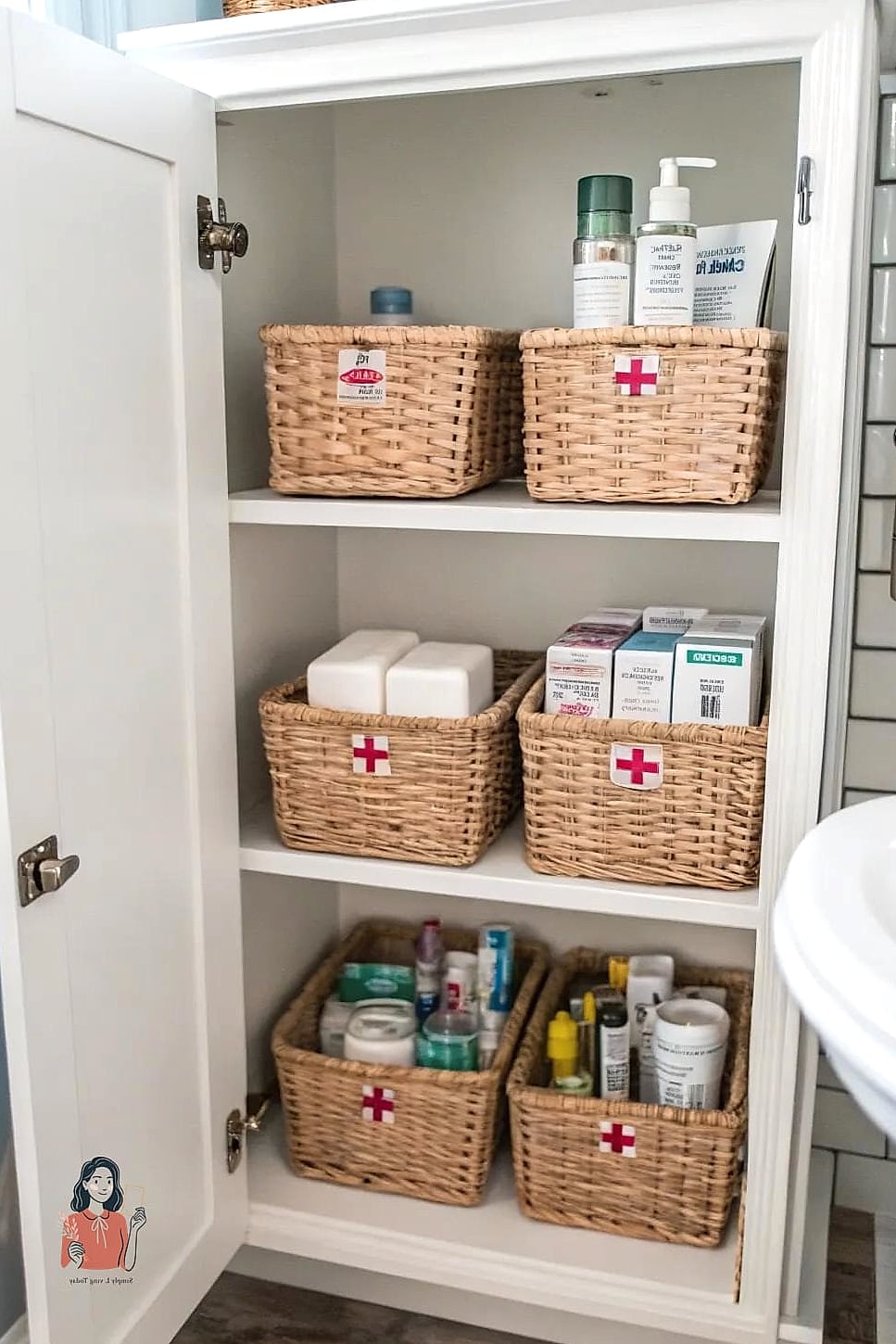Use Small Baskets for Loose Items