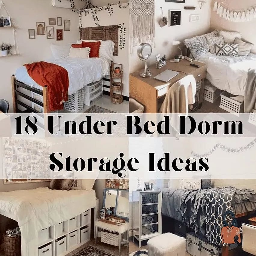 22 Genius Bedroom Organization Tips That Will Change Your Life 4 Use the Space Under Your Bed Wisely