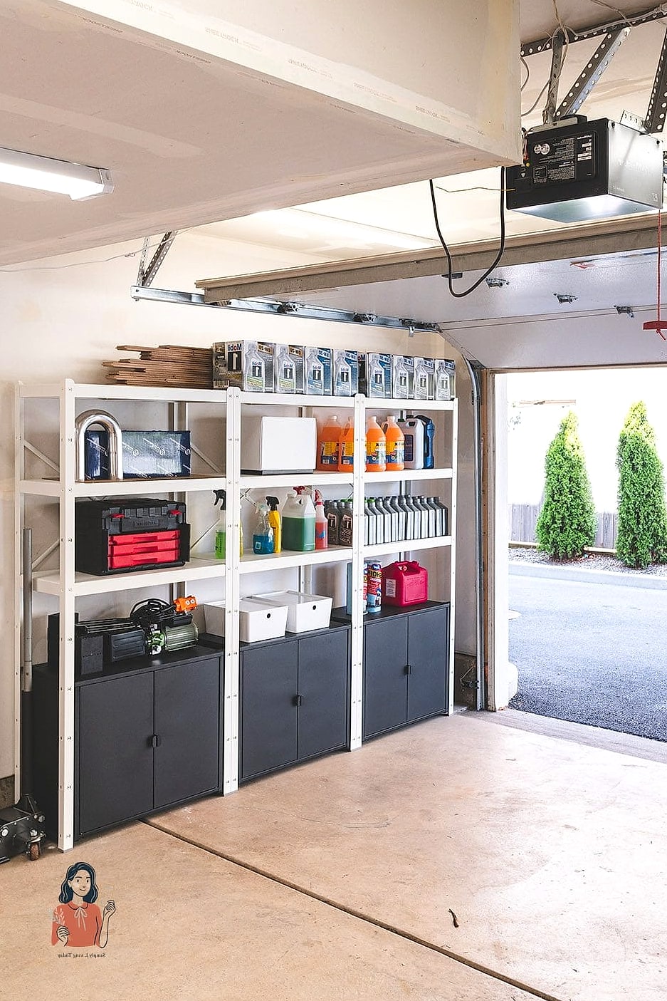 Use Stackable Shelving Units