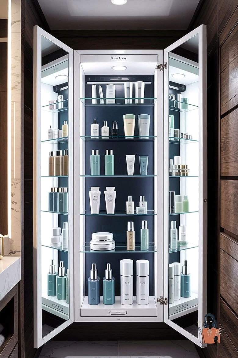 Use Stackable Clear Bins
