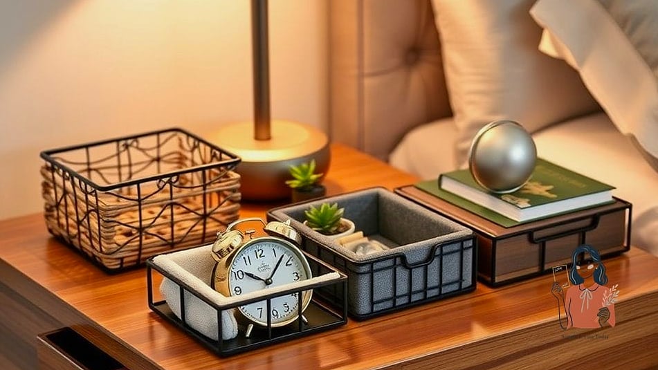 Use a Suction-Cup Shelf on the Headboard