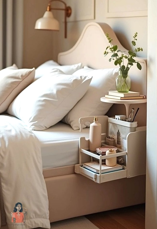 Use Under-Bed Storage Bins Near the Headboard