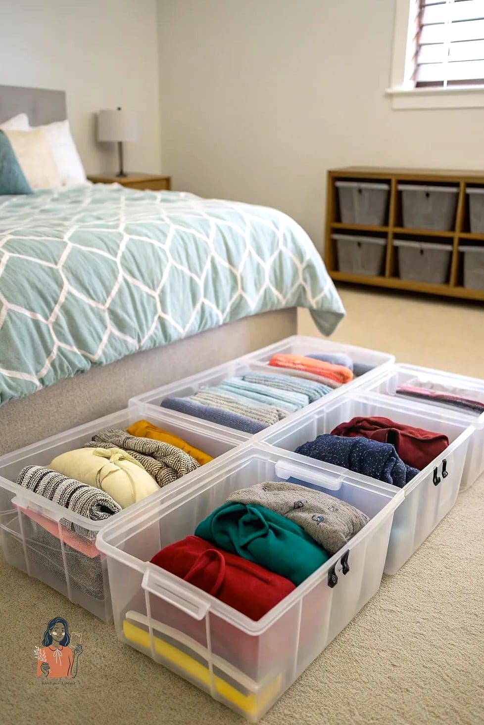 27 Clever Hoodie Storage Ideas to Try This Weekend 17 Use Under-Bed Storage Containers