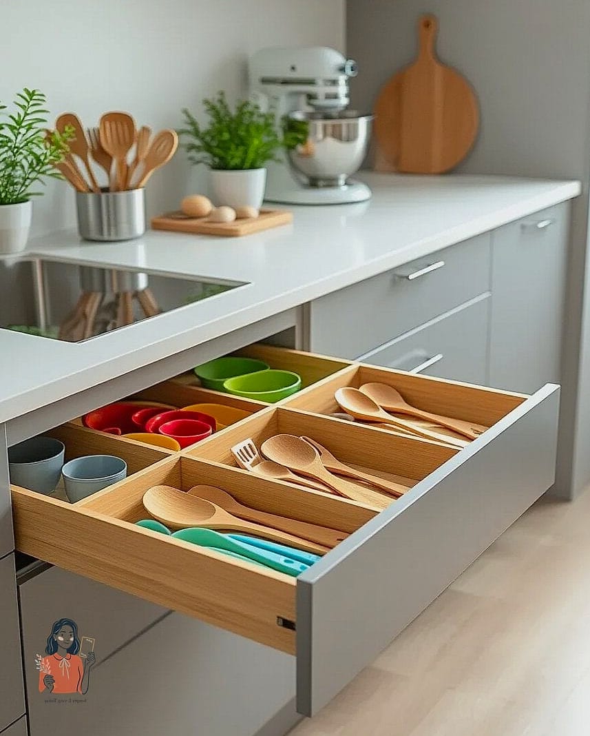 Use Vertical Drawer Dividers Instead of Stacking