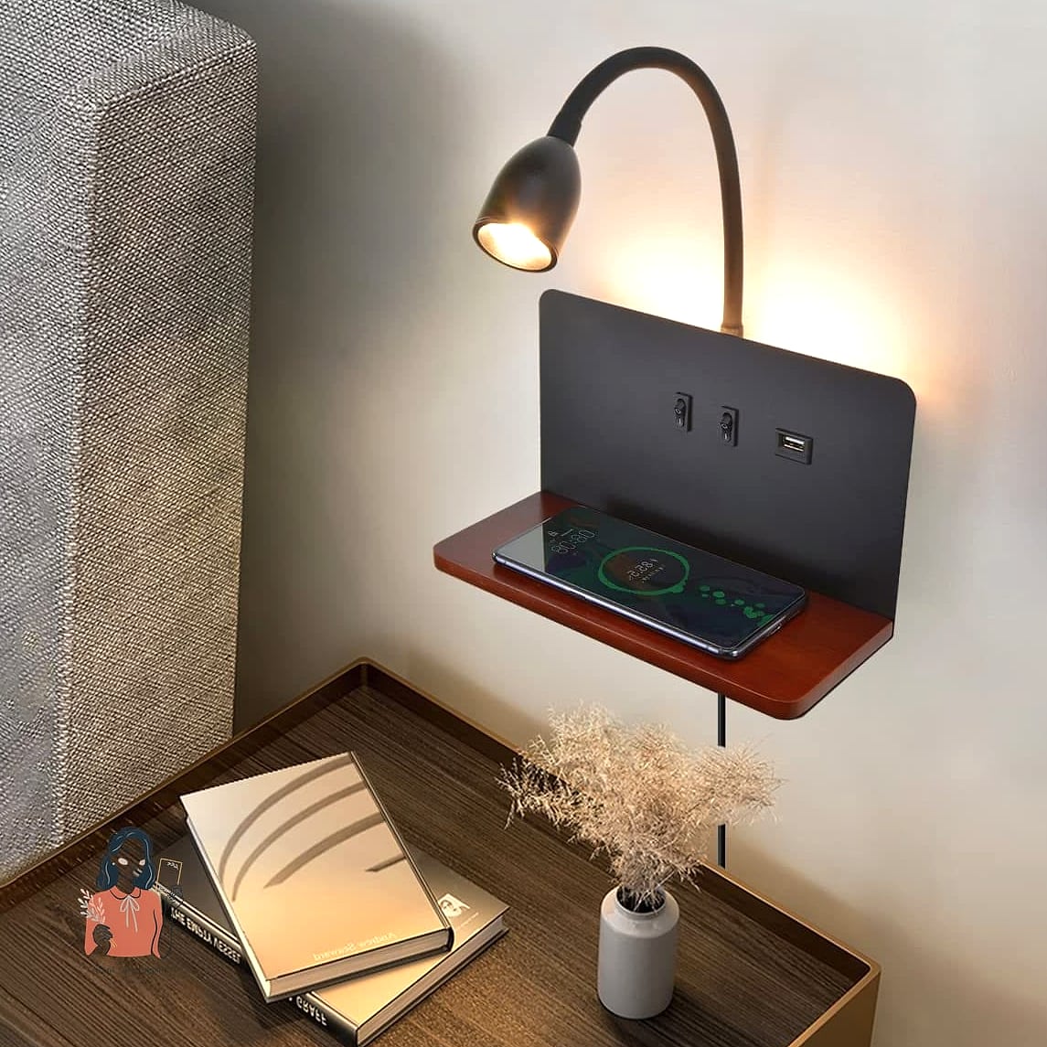 Use a Wall-Mounted Caddy for Small Essentials