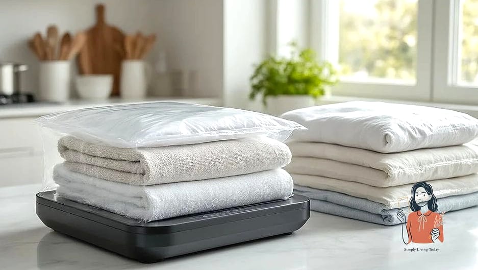 24 Smart Fabric Storage That Actually Work 8 Vacuum-Sealed Bags for Bulk Fabric