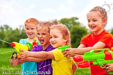 Water Relay with Water Guns