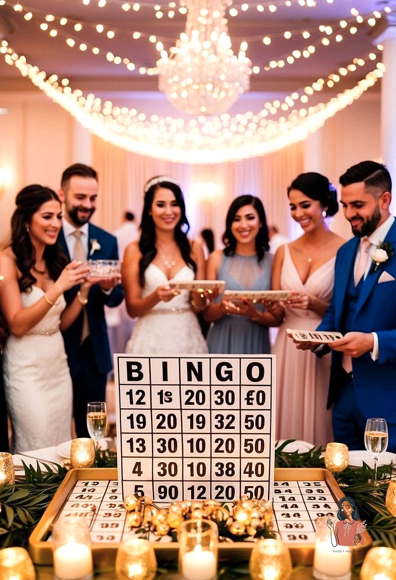 28 Amazing Wedding Reception Games That Are Absolutely Perfect 2 Wedding Bingo