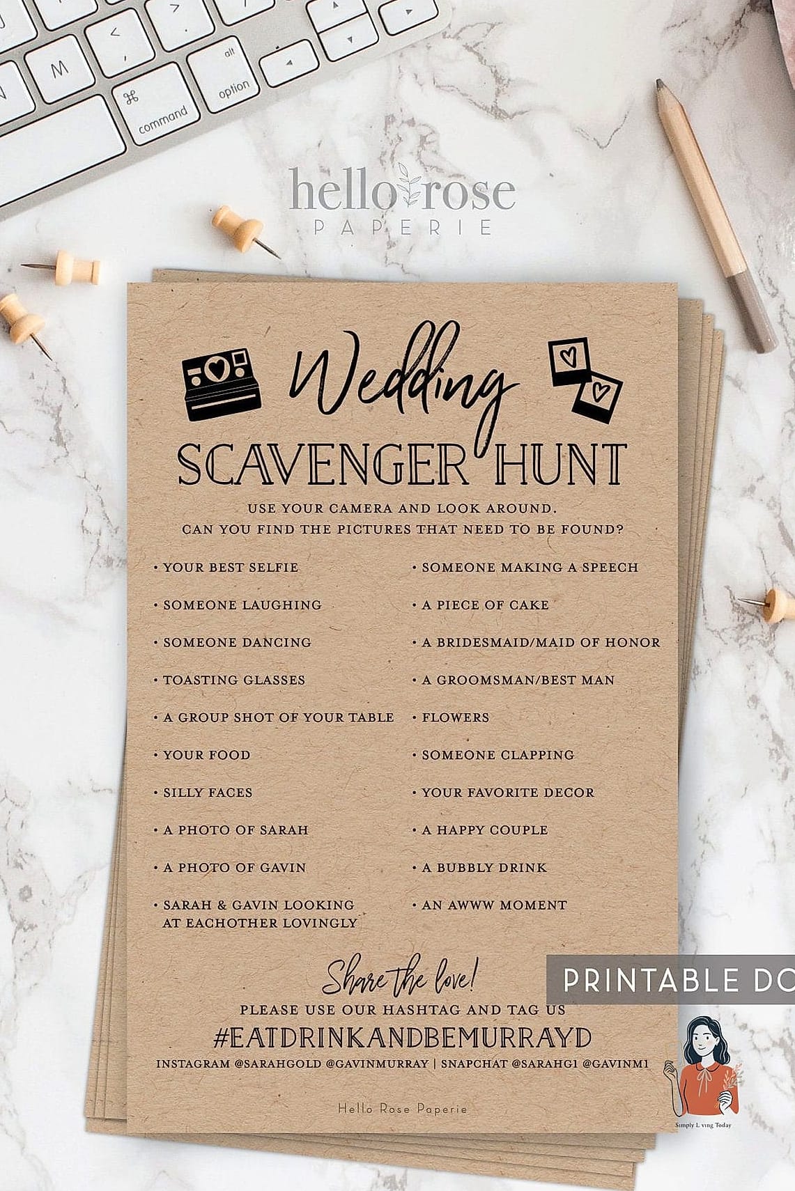 27 Fun Scavenger Hunt Ideas That Are Absolutely Guaranteed to Be a Hit 15 Wedding Welcome Party Hunt