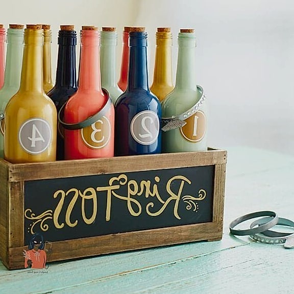 Wine Bottle Ring Toss for Adults