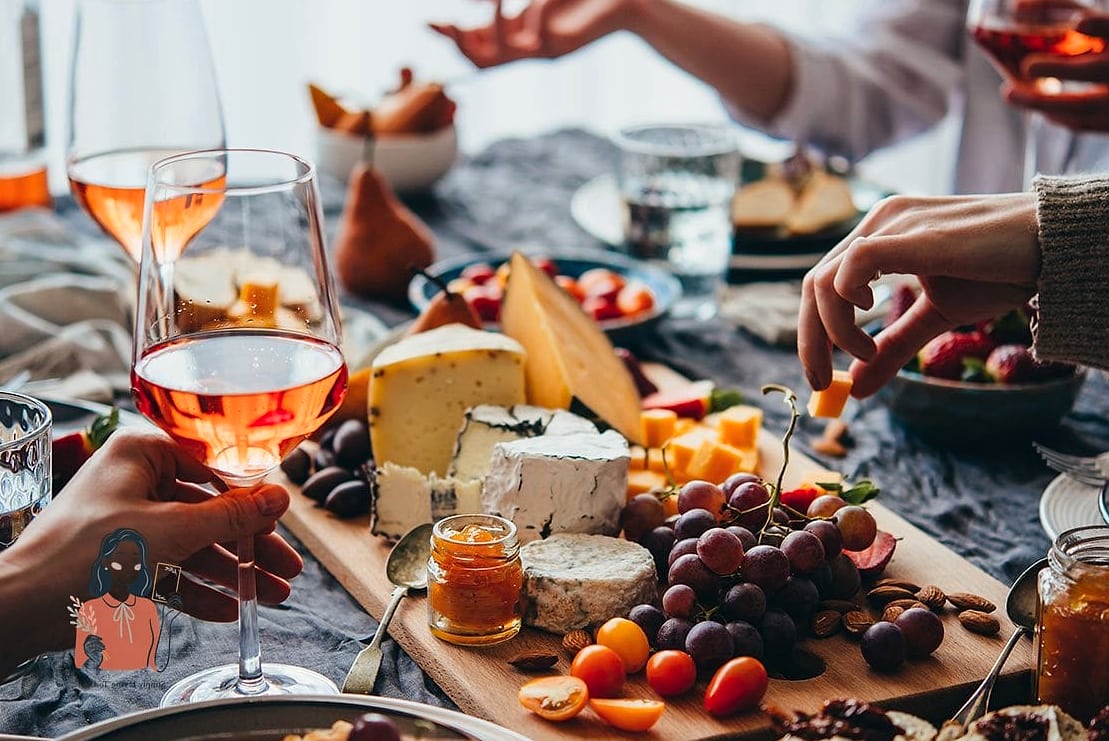 22 Incredible Dinner Party Games Everyone Will Be Talking About 3 Wine and Cheese Blind Tasting
