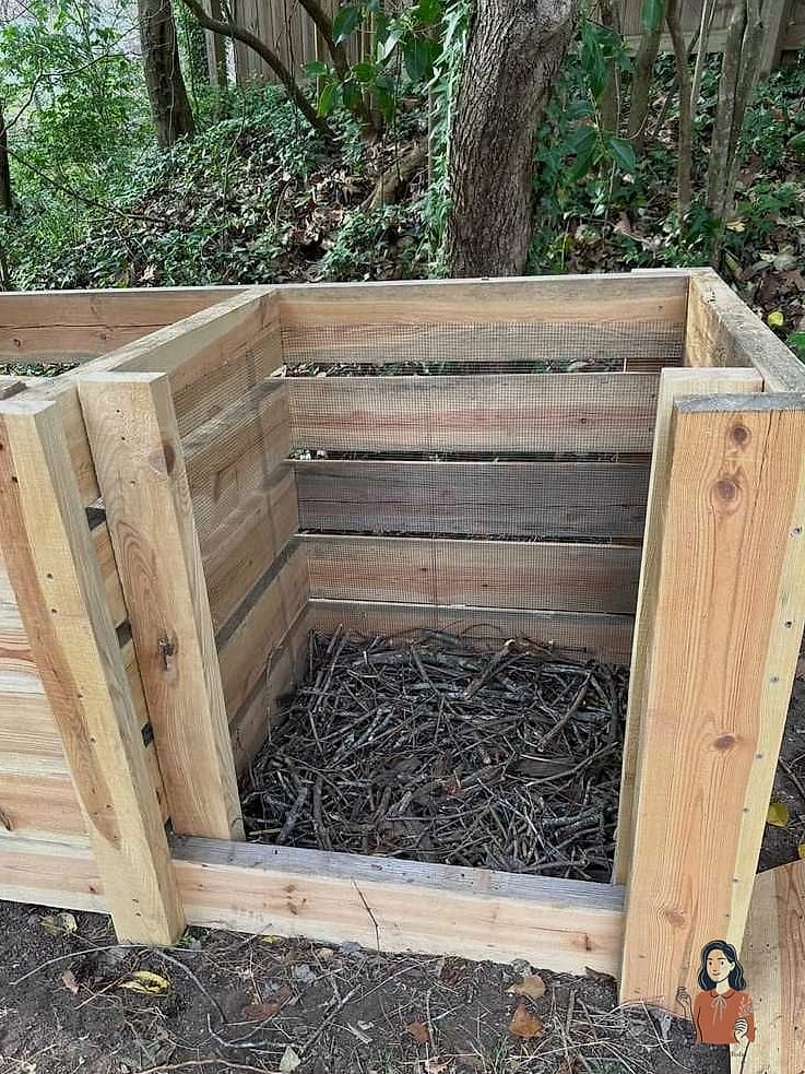 21 Amazing Diy Compost Bin That Will Transform Your Space 12 Wooden Slatted Box Bin