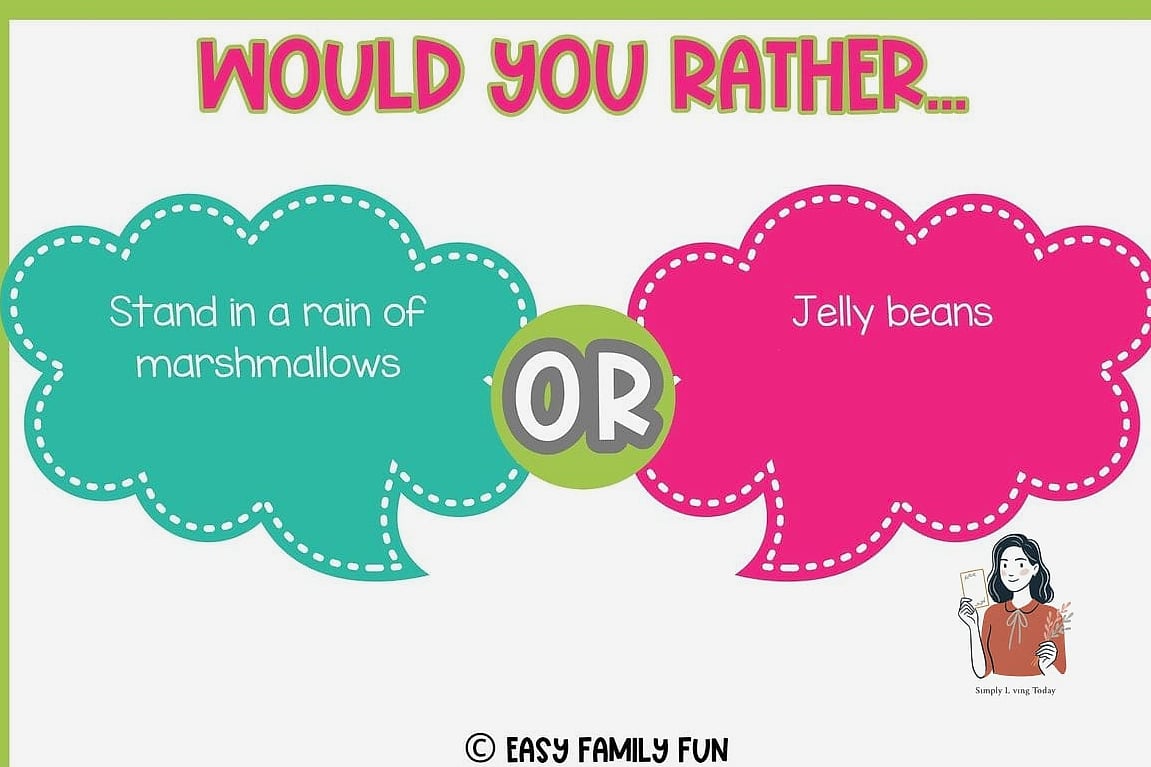 24 Fun Question Game That Will Keep Everyone Entertained 8 Would You Rather